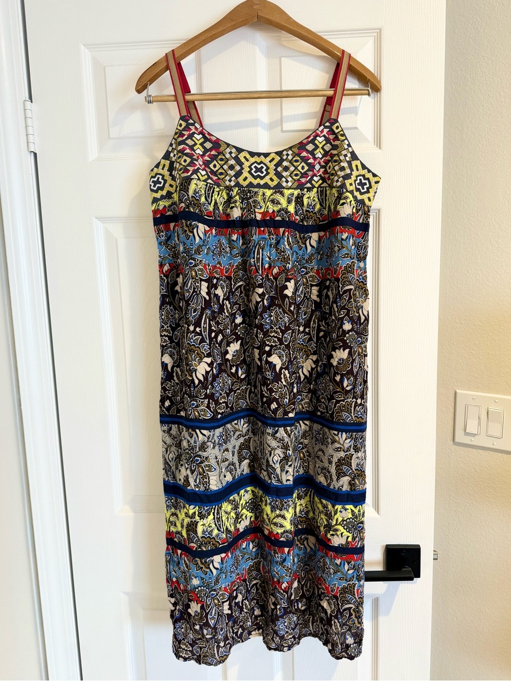 Anthropologie One September Cosima Boho Midi Dress